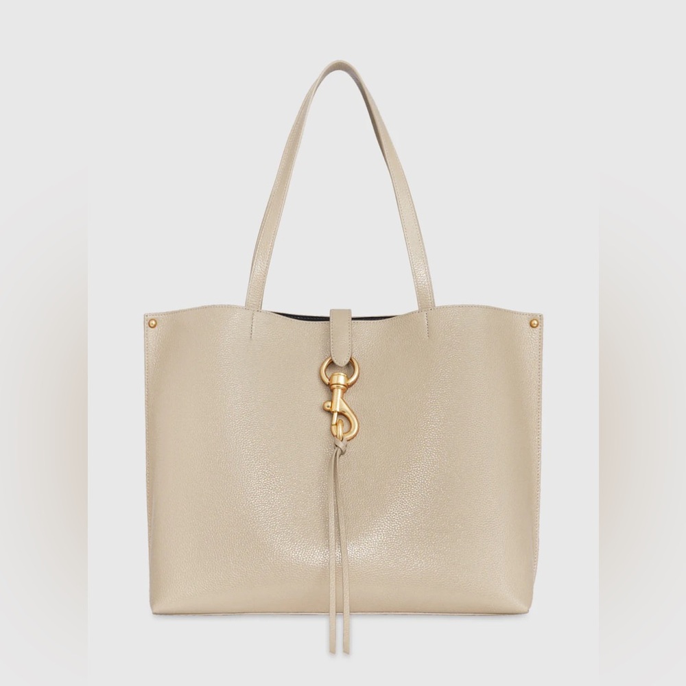 Rebecca Minkoff Tan Tote with Gold Accent